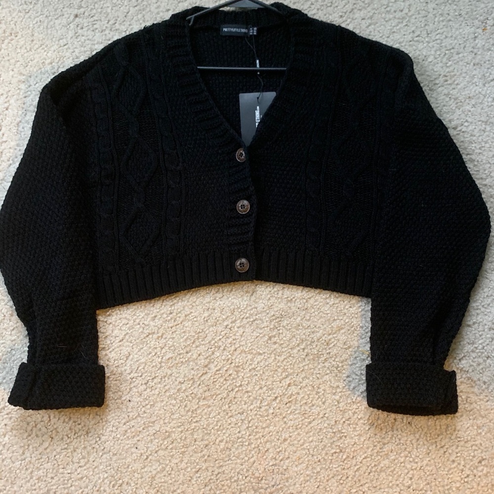PLT Crop Cardigan